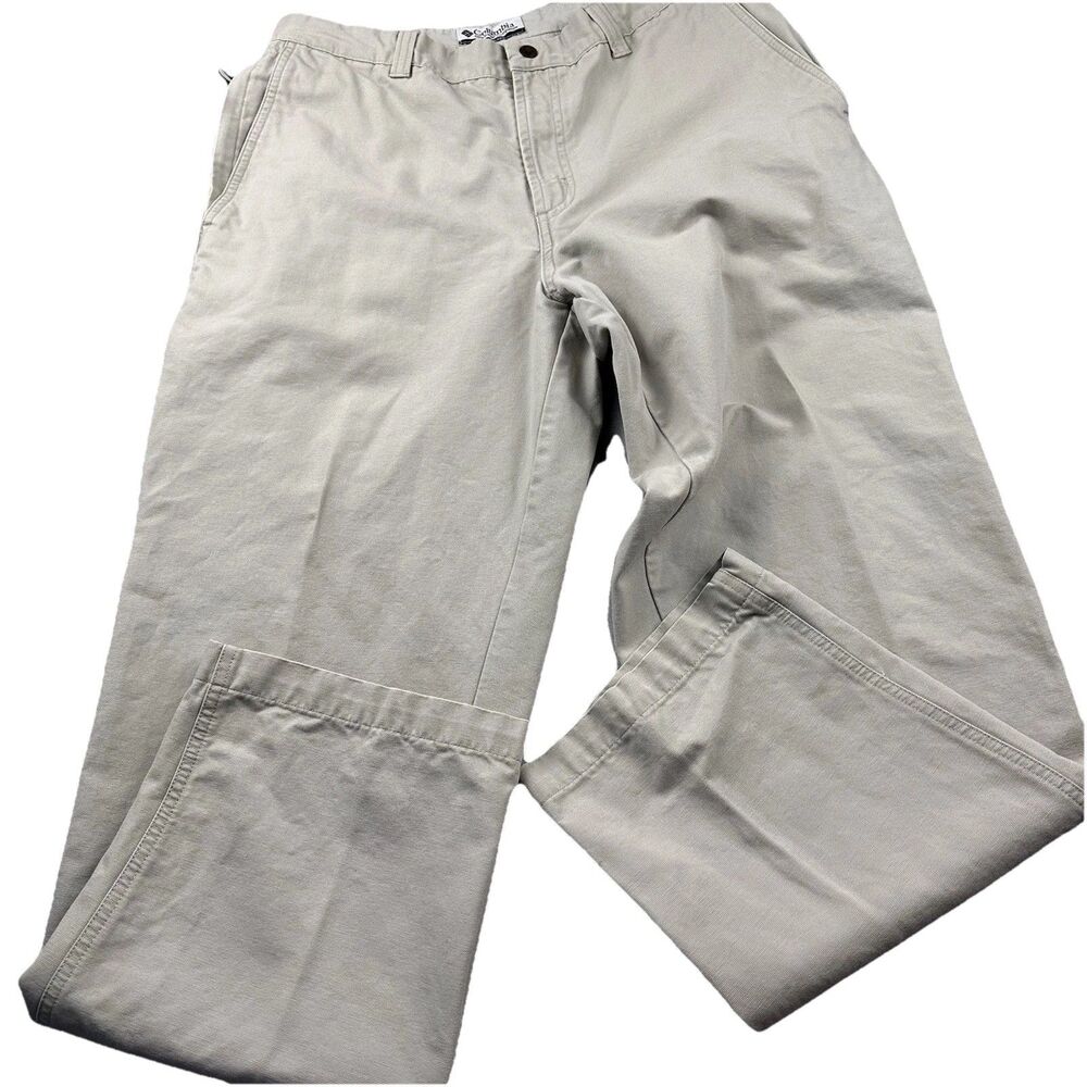 Columbia Men’s Flex ROC 6 Pocket Heavyweight Cotton Canvas Pants size 34 x 32 - Picture 2 of 9